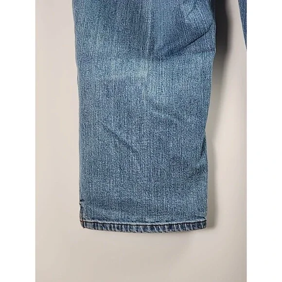 Lauren Jeans Co Cropped Light Wash Denim Womens Capri Size 12 LRL Ralph Lauren - Picture 8 of 11